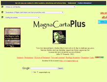 Tablet Screenshot of magnacartaplus.org